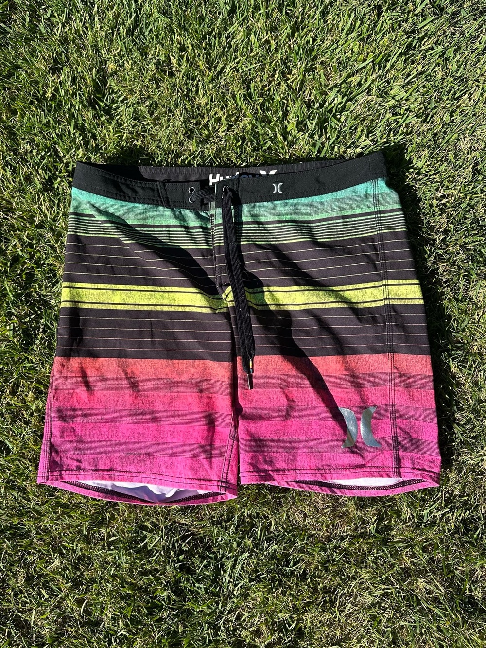 Hurley Stripe Boardshorts